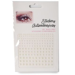 Planilla Sticker Decorativo Perlas 3D Faciales | 12 Planillas | HZT-170