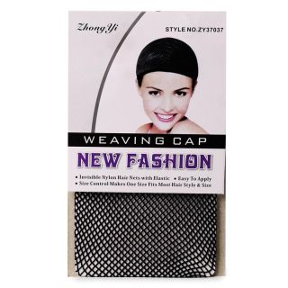 Red De Tela En Color Negro Clásica Elástica Para Cabello Cuadriculada 16.8 Cm | H10