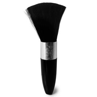 Brocha Chica Para Rubor En Color Negro Y Línea Plateada De 11 Cm | G195-3H-67