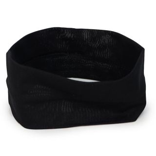 Valerina Elástica De Tela Gruesa Rectangular Color Negro Para Cabello De 20.3 x 7 Cm | Y-33-2