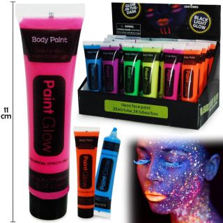 Maquillaje Pintura Facial Gloss Colores Neón Profesional | 0327-D-Z