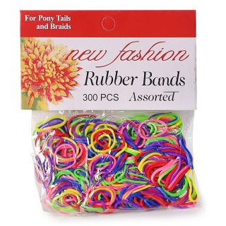 Bolsa Mediana Con Ligas Chicas Gruesas Para Cabello De Colores Elásticas Línea Roja 10 Cm | SY-N-88