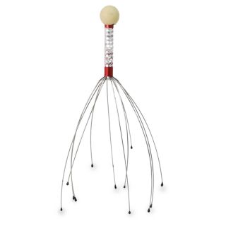 Masajeador De Metal Tipo Araña Delgado Con 12 Puntas Colores Para Cabeza 20.5 Cm | TMQ01 G414-15F-4