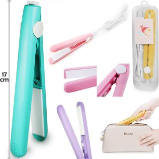 Plancha Mini Para Cabello De Bolsillo Colores Placas Cerámica| KUN-4808
