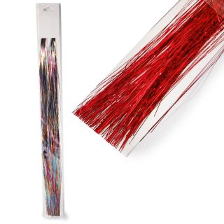 Extesión Para Cabello Larga Sintética En Colores Metalizado De 45 Cm | M110#8A-1