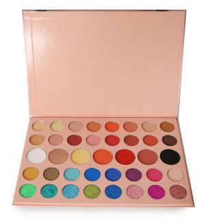 Sombras Para Ojos Nude En Estuche Chica Mirada Con 31 Tonos Base Y 8 Glitter 28 Cm | GY-391
