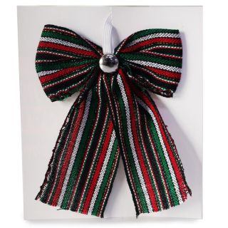 Corbatín Con Moño Grande Colores Mexicanos Obscuros Con Líneas Círculo plateado 18 Cm | ALJ