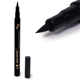 Delineador Pegamento Para Ojos Y Pestañas 2 En 1 Plumín Color Negro 13.5 Cm | 25MK-K-70