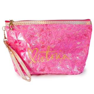 Cosmetiquera Mediana Grabada Palabra Tornasol | 1 Cosmetiquera | Modelo M218#10H-10