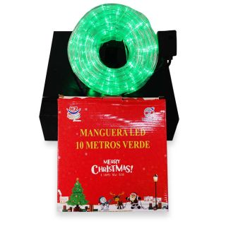 Serie Navideña De manguera Led Verde De 10 Mts Con Control | HZ8031V