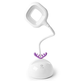 Lámpara De Escritorio Led Grande Cuadrada Con Orejitas 40.7 Cm | M324#1G-23