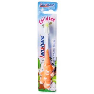 Cepillo Dental Con Mango De Plástico Lanshare En Forma De Oso Y Cerdas Suaves 14.7 Cm | Y-59-1