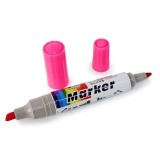 Marcador Escolar Doble Punta Chen Yun Punta Cincel Y Punta Bala Colores 14.3 Cm | CY-6150B