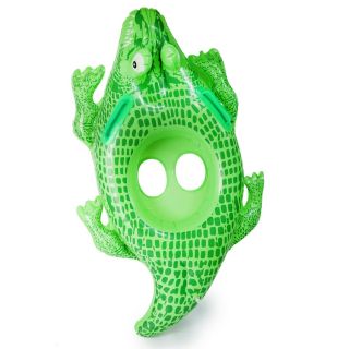 Salvavidas Infantil Cocodrilo De Hule En Color Verde 88 Cm | KUN-1145
