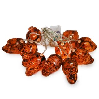 Luces Led Tira Decorativa Calavera Craneo Café | KUN-198