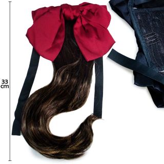 Extension Cabello Coleta Ondulada Sintetica Moño Grande | 1 Extension | Modelo M72-41A-4