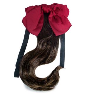 Extension Cabello Coleta Ondulada Sintetica Moño Grande 32 Cm M72-41A-4