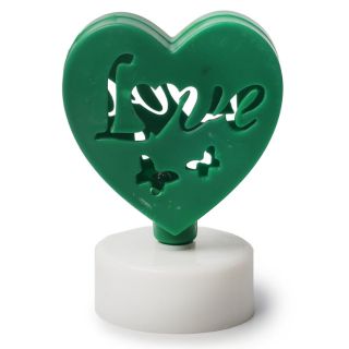 Lampara Navideña Plastico Arbol Corazon Y Estrella Rojas | 6 Lámparas | Modelo SY-S-202