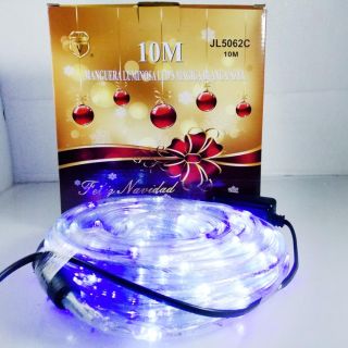 Serie Navideña VALIENTE Manguera Con 10 Metros De Luces Led Blanca y Azul | JL5062C