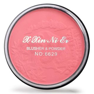 Rubor Compacto Facial En Estuche Circular Grabado Tonos De Larga Duración 6.5 Cm | 6629