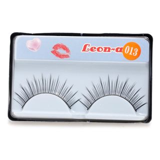 Pestañas Postizas Semi Naturales Color Negro 8D Caja Besos Corazones 8 Cm | ZXQ01295