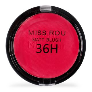 Rubor Compacto Facial En Estuche Circular Larga Duración 36H Tonos Mate 6.7 Cm | RF-E1210