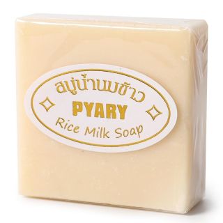 Jabón Tailandés PYARY De Arroz Hecho A Mano Con Extractos De Colágeno Y Vitamina E 5 Cm | HU-Y47