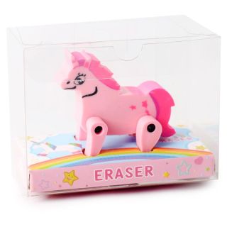 Goma Borrador Escolar Chico En Forma De Unicornio Colores 4.2 Cm | WJ-479