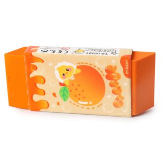 Goma Borrador Escolar Rectangular Grande Frutas De 7 Cm | WJ-493