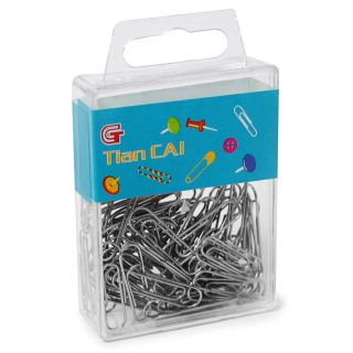 Clips Escolares De Metal En Estuche De Acrílico | XH5994