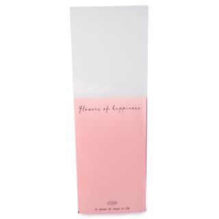 Bolsa Decorativa Para Flores Grande Bicolor Transpartente Y Mate De 40.5 X 14.2 Cm | KUN-2822