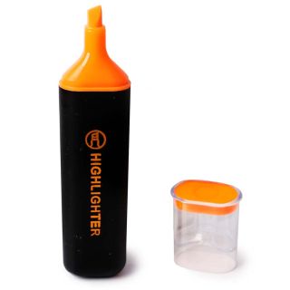Marcatextos Escolar Neón Con Punta Cincel Envase Negro Mate Colores 11.4 Cm | 7260C IQF-1169