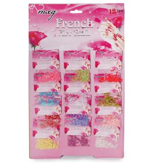 Decoraciones Para Uñas Lentejuela Colores Tornasol En Planilla De 35.5 Cm | 12A-8
