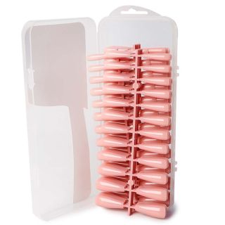 Uñas Postizas De Colores En Estuche Transparente Mate De 20.1 Cm | TK-A-45