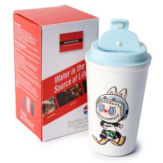 Vaso Termo Frío Y Caliente De Acero Estampado Muñeco Y Sticker 600 Ml | SR