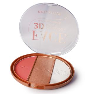 Rubor Iluminador Y Bronceador 3 En 1 Faciales 3D En Estuche Circular De 11.2 Cm | HGS-300