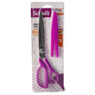 Tijeras Grandes Multiusos Con Hoja De Acero Inoxidable Mango De Plástico Y Funda 25 Cm | CK-32