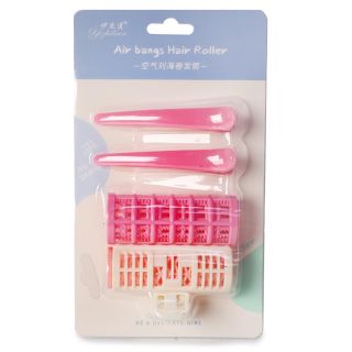 Blíster Con Accesorios Para Cabello Rulos Y Picos Garza Para Cabello En Colores Pastel 18 Cm | HU-GJ2040