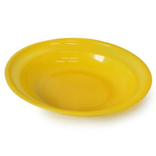 Plato Sopero De Plástico Grande Ovalado De Colores Línea Ondulada 22.6 x 3.8 Cm | PG