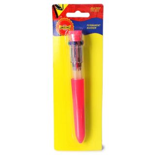 Pluma escolar Ancha Con 10 Colores Intercambiables De Punta Gruesa En Blíster 16 Cm | DMC-988