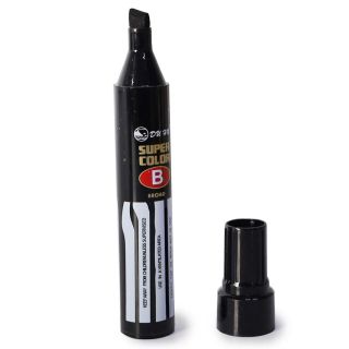 Marcador Escolar Jumbo Permanente En Color Negro Con Punta De Cincel 15 Cm | HPE-611