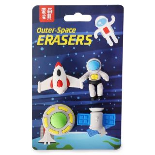 Gomas Borradores Escolares En Forma De Astronautas Naves Y Aliens 14.5 Cm | UYR-1091