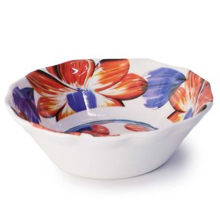 Plato Tazón Pozolero De Melamina Mediano Ondulado Grueso Estampado Colores 15.3 x 5 Cm | PE-0009B