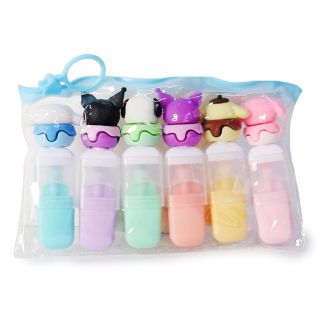 Marcatextos Escolares Chicos Punta Cincel Con Tapa De Goma Animales En Donas 8.6 Cm | 1998-12C