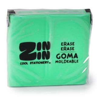 Goma Borrador Escolar Mediano Cuadrado Moldeable Varios Colores Intensos De 4 Cm | ZIN-0019