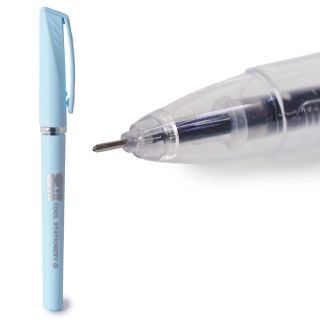 Pluma Escolar De Tinta Negra Con Punta De 0.5 mm En Envase De Colores Pastel 14.2 Cm | ZIN-0112