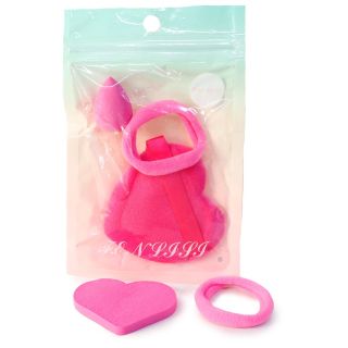 Esponjas Aplicadoras Para Maquillaje Y Donas Ligas Licra De Colores Para Cabello 15 Cm | ZXQ03973