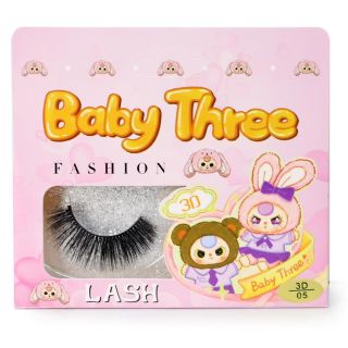 Pestañas Postizas Seminaturales En 3D Modelos En Caja Rosa Estampada Muñecos 11.4 Cm | KUN-3642