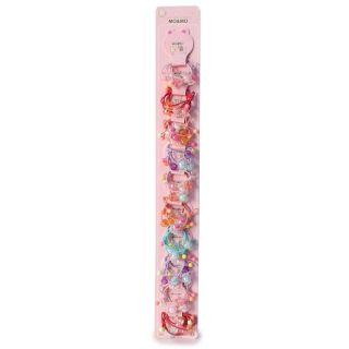 Coleteros Chicos Delgados De Colores Con Dulces De Cristal Tornasol En Blíster 10 Piezas 45 Cm | M143#1A-2