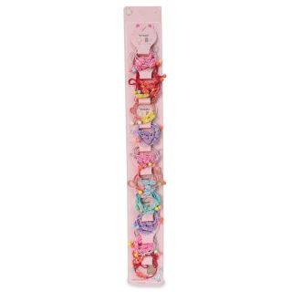 Coleteros Chicos Delgados Con Línea Cubierta De Glitter Tornasol Colores En Blíster 10 Piezas 45 Cm | M143#1A-2
